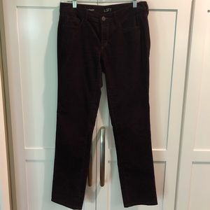 Deep Plum Modern Straight Small Wailed Corduroy 👖